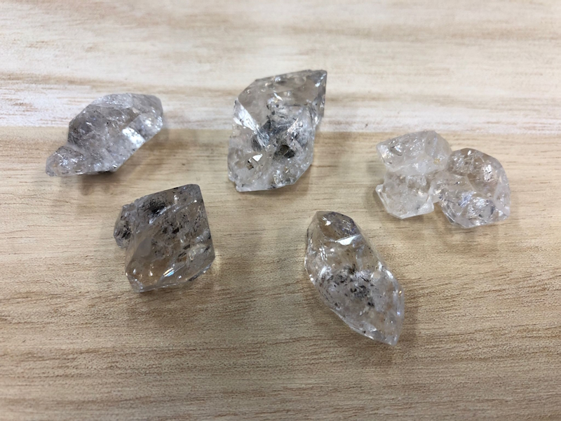 Cuarzo Diamante Herkimer 2 a 3 cm aprox